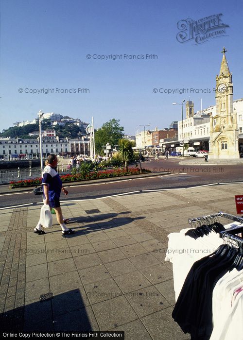 Photo of Torquay, Clock Tower And The Strand c.1995
