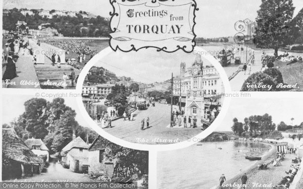 Photo of Torquay, Composite c.1910