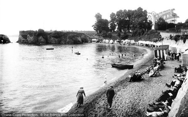 Photo of Torquay, Corbyn Beach And Head 1920