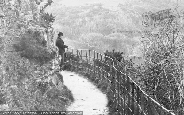 Photo of Torquay, Enjoying The View From Bishop's Walk 1912