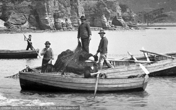 Photo of Torquay, Fishermen 1888