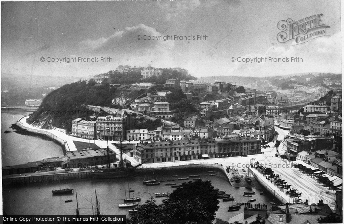 Photo of Torquay, From Vane Hill c.1880