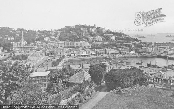 Photo of Torquay, From Waldron Hill 1928