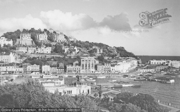 Photo of Torquay, Harbour And Vane Hill c.1950