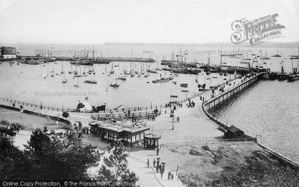 Photo of Torquay, Harbour, The Regatta 1896