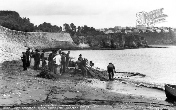 Photo of Torquay, Hauling In The Nets 1888