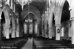 Holy Trinity Church Interior 1899, Torquay