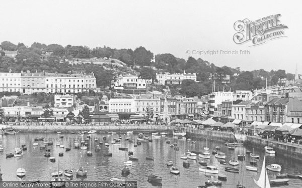 Photo of Torquay, Inner Harbour c.1950