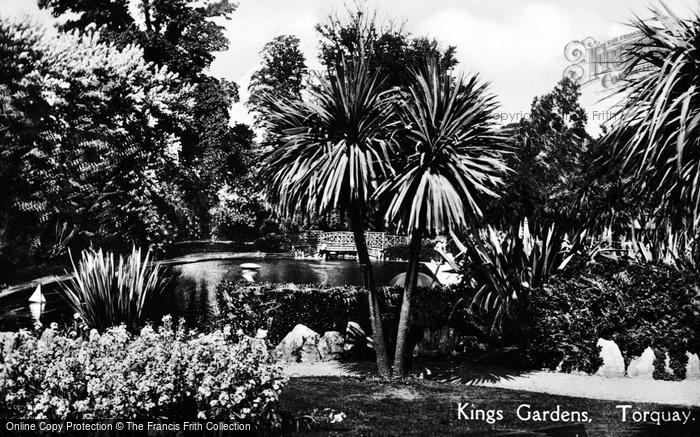 Photo of Torquay, King's Gardens c.1939