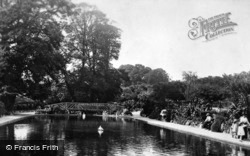 King's Gardens, The Lake c.1910, Torquay