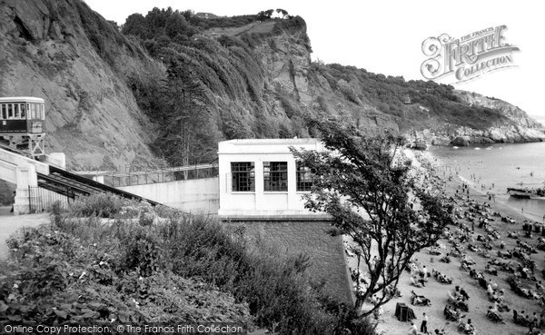 Photo of Torquay, Oddicombe Beach c.1960