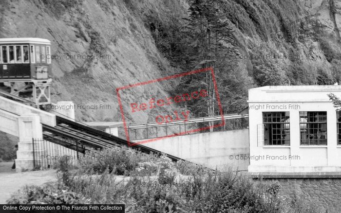 Photo of Torquay, Oddicombe Beach Lift c.1960