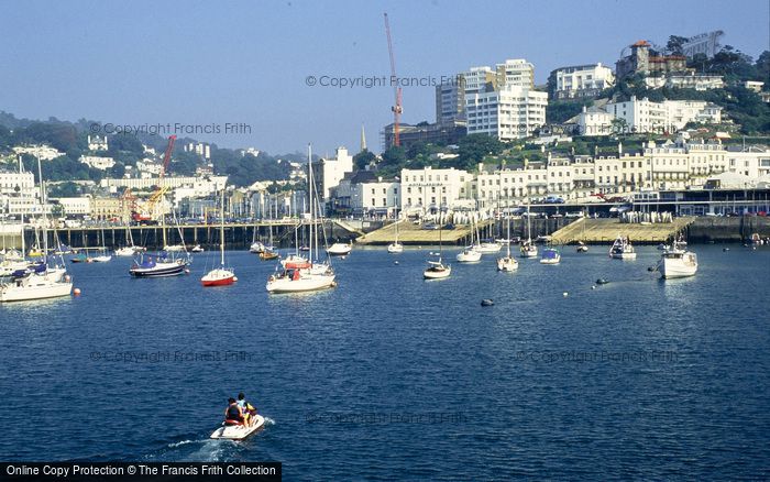 Photo of Torquay, Outer Harbour, Victoria Terrace And Park Hill c.1995