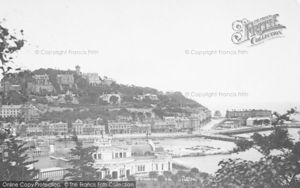 Photo of Torquay, Pavilion And Harbour From Hill c.1930