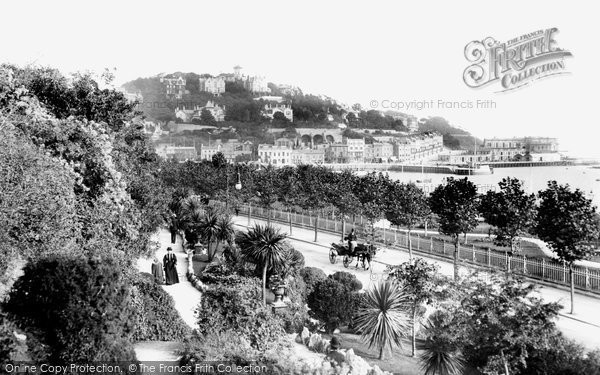 Photo of Torquay, Princess Gardens And The Rock Walk 1901