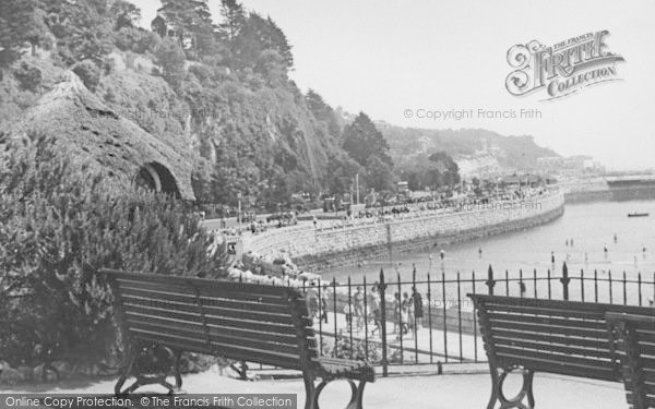 Photo of Torquay, Promenade And Rock Walk 1948