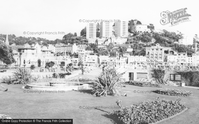 Photo of Torquay, Promenade Gardens 1966