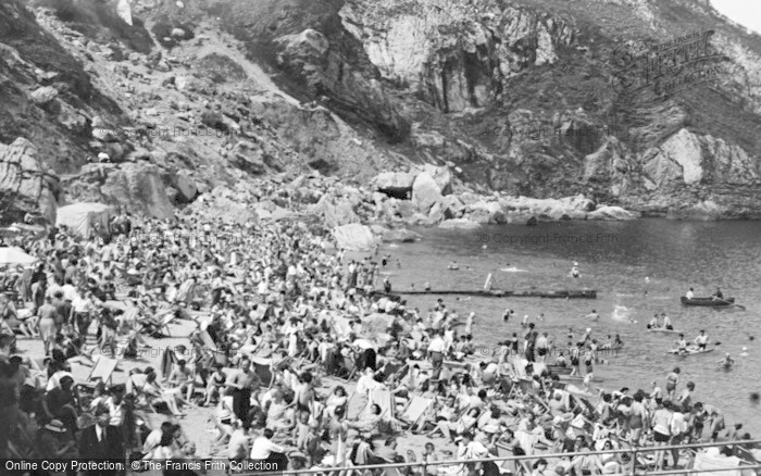 Photo of Torquay, Redgate Beach c.1950