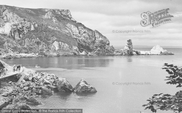 Photo of Torquay, Redgate From Anstey's Cove c.1939