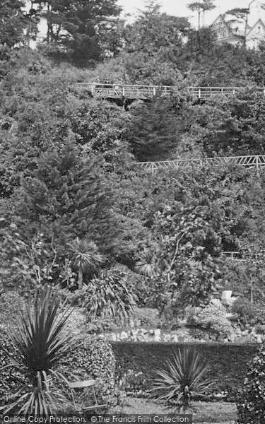Photo of Torquay, Rock Gardens, The Bridge 1906