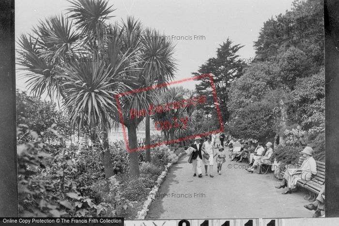 Photo of Torquay, Rock Walk 1928