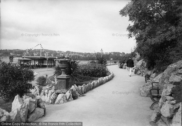 Photo of Torquay, Rock Walk And Pier Entrance 1896