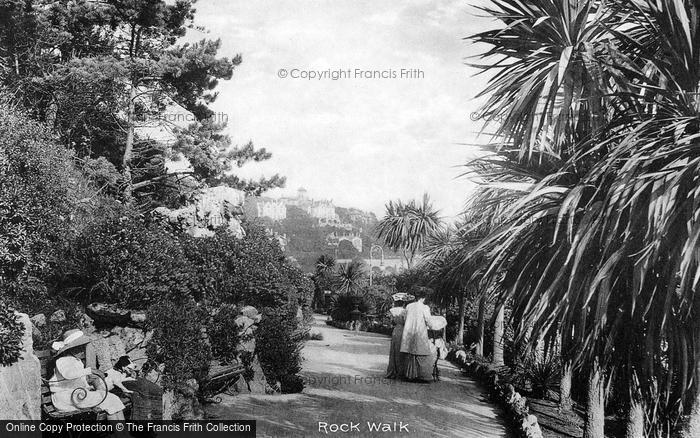 Photo of Torquay, Rock Walk c.1900