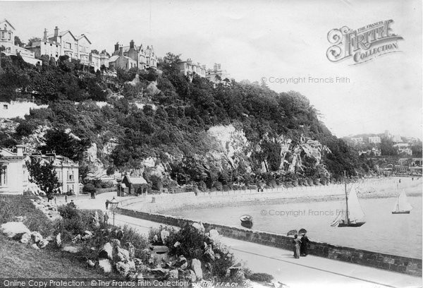 Photo of Torquay, Rock Walk, Waldron Hill 1896