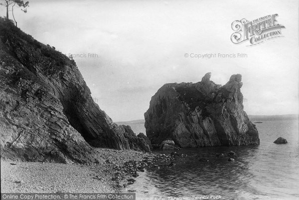 Photo of Torquay, Saddle Rock 1896