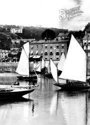 Sailing Boats In The Harbour 1888, Torquay