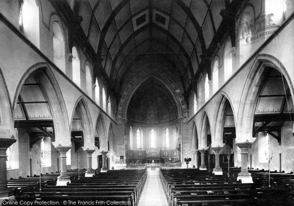 Photo of Torquay, St Luke's Church Interior 1889