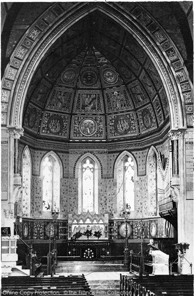 Photo of Torquay, St Luke's Church Interior c.1875