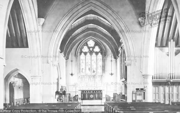 Photo of Torquay, St Mathias Church Interior 1890
