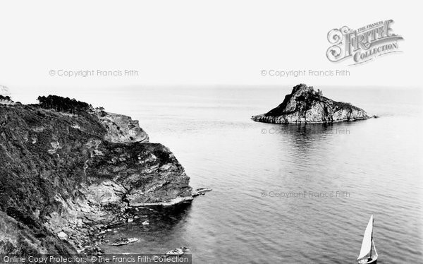 Photo of Torquay, Thatcher Rock 1889