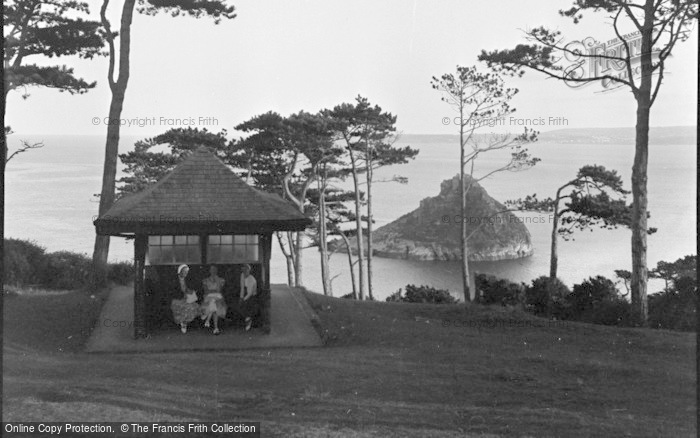 Photo of Torquay, Thatcher Rock 1951