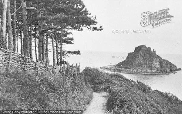 Photo of Torquay, Thatchers Rock From Marine Drive c.1939