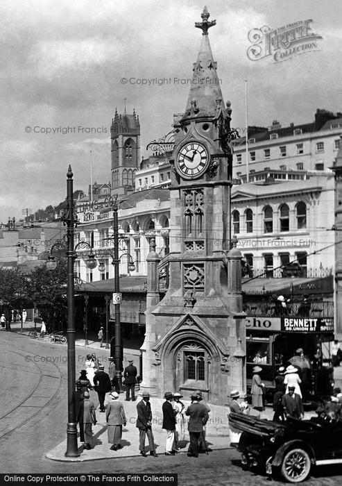 Photo of Torquay, The Clock Tower 1920
