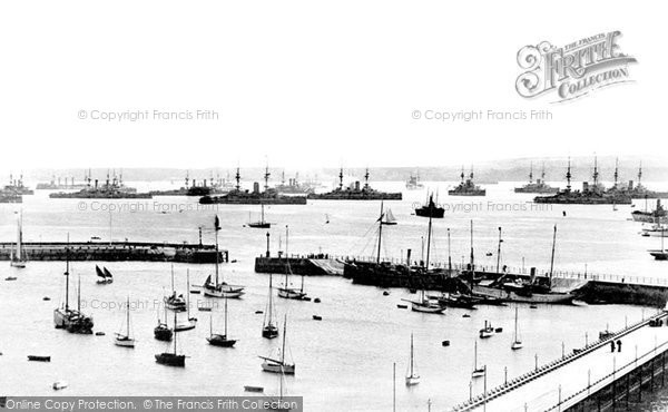 Photo of Torquay, The Fleet In Torbay 1904