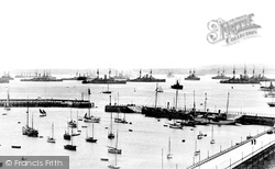 The Fleet In Torbay 1904, Torquay