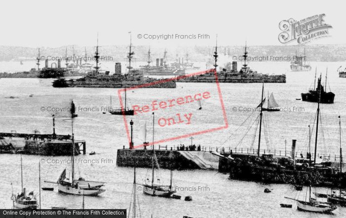 Photo of Torquay, The Fleet In Torbay 1904