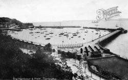 The Harbour And Pier c.1900, Torquay