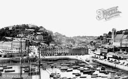 Torquay, the Harbour and Strand 1888