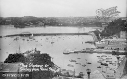 The Harbour And Torbay From Vane Hill c.1939, Torquay