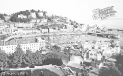 The Harbour And Vane Hill 1955, Torquay