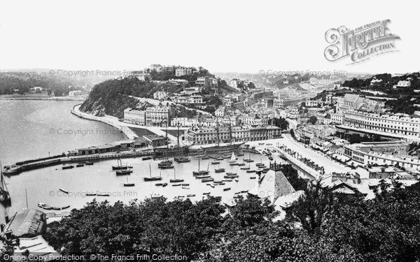 Photo of Torquay, The Harbour c.1875