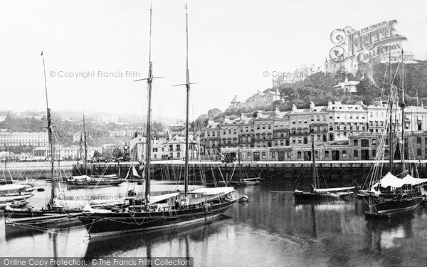 Photo of Torquay, The Harbour c.1875