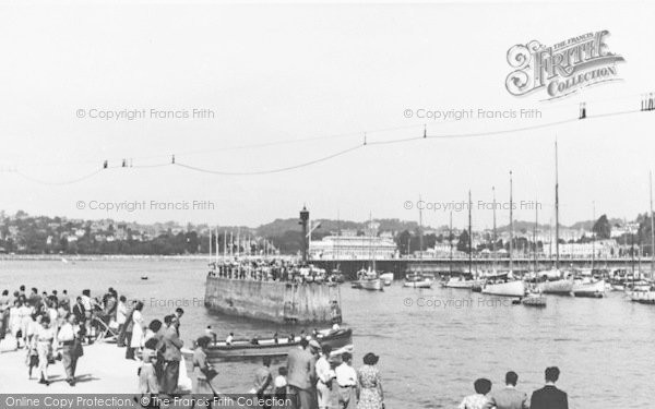 Photo of Torquay, The Harbour Entrance c.1950