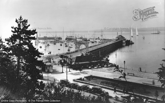 Photo of Torquay, The Harbour From Palm Walk c.1939