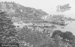 The Harbour From Rock Walk 1948, Torquay