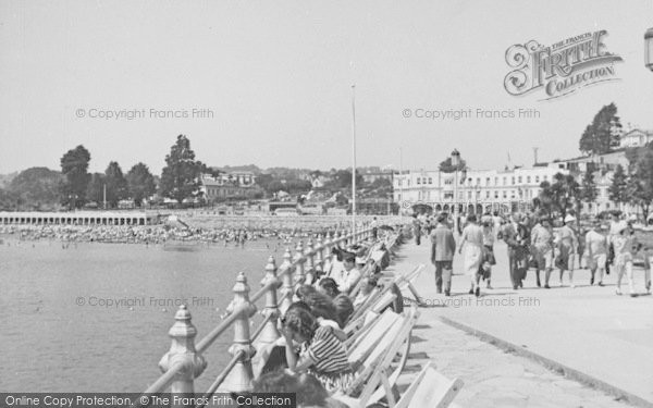 Photo of Torquay, The Promenade 1948